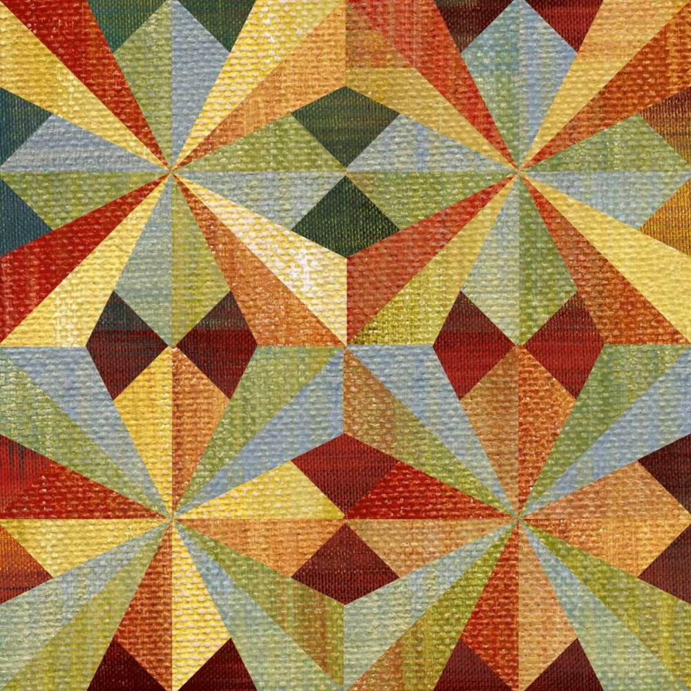 Kaleidoscope Quilt I art print by Katrina Craven for $57.95 CAD