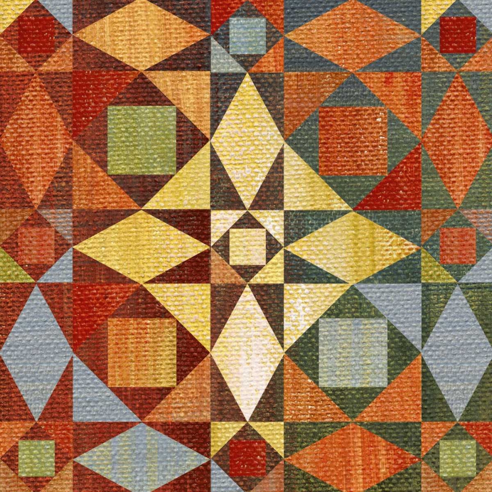Kaleidoscope Quilt II art print by Katrina Craven for $57.95 CAD