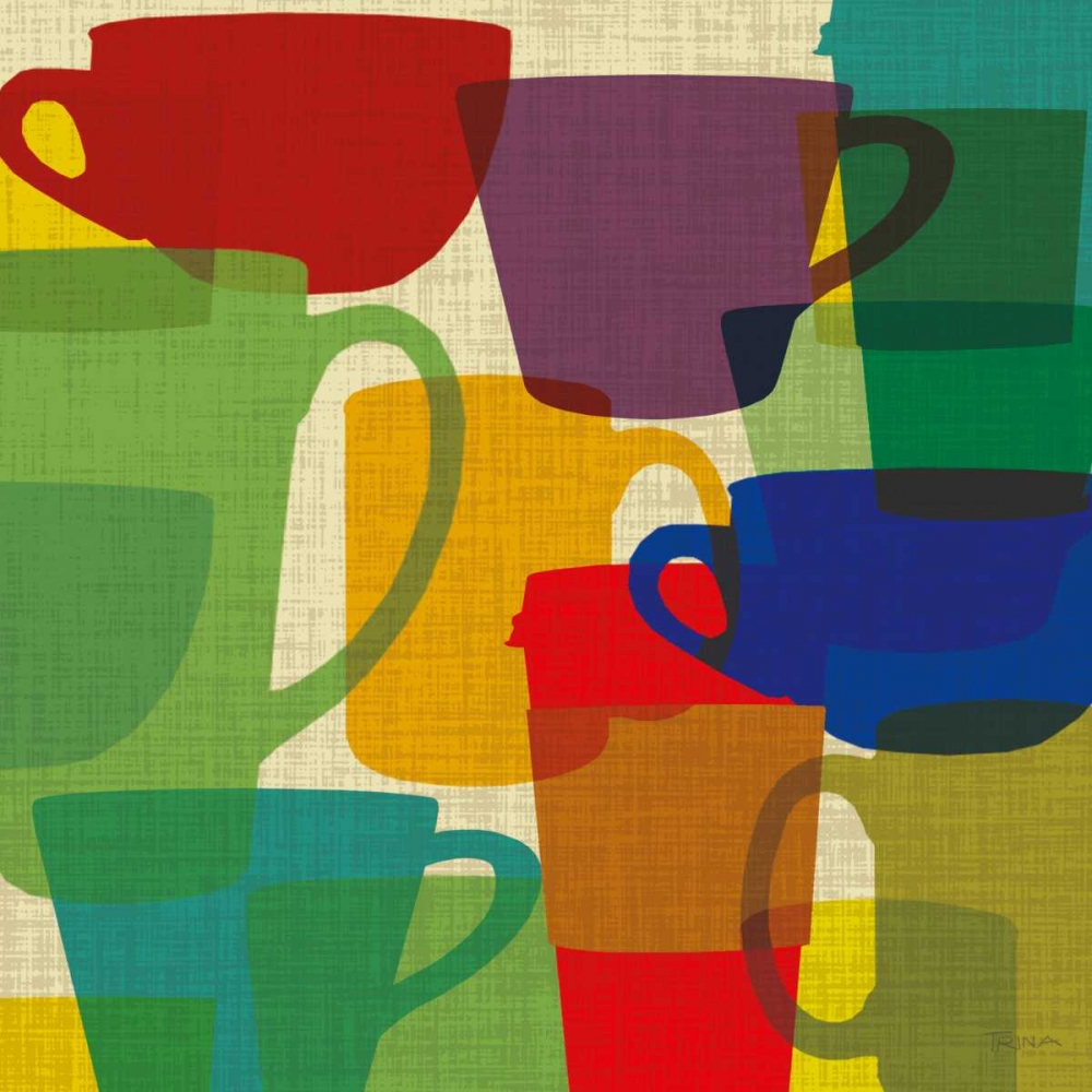 Kitchen Cups art print by Katrina Craven for $57.95 CAD