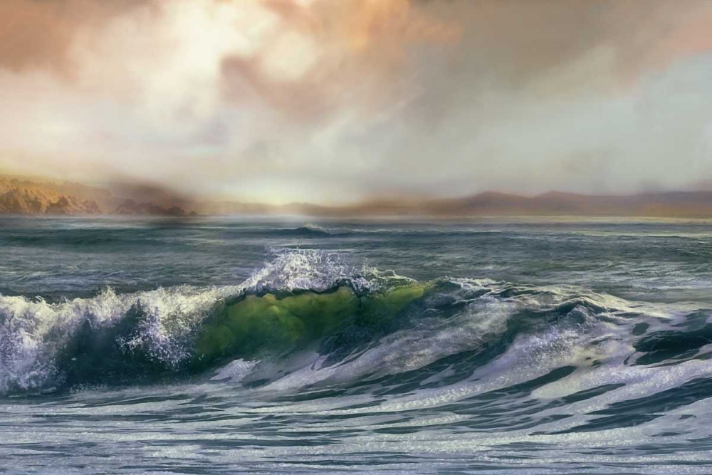 Wave art print by Mike Calascibetta for $57.95 CAD