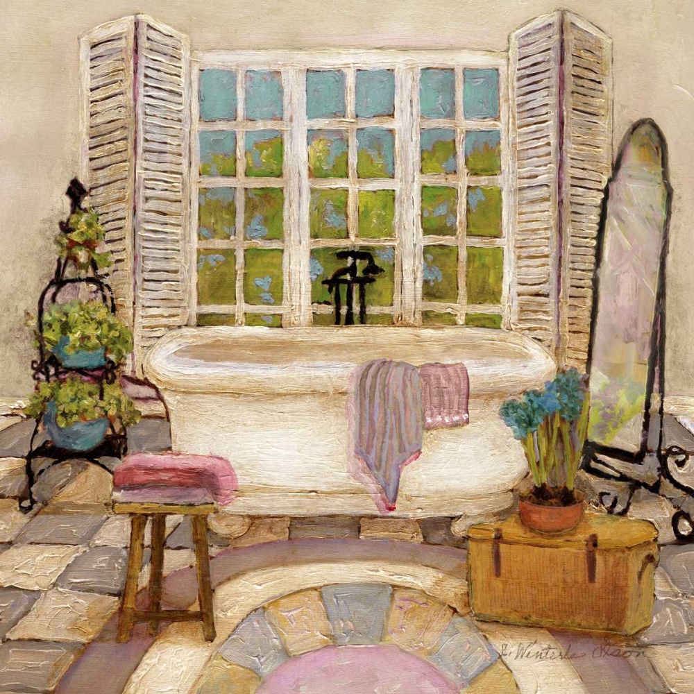 Sunny Day Bath II art print by Charlene Olson for $57.95 CAD