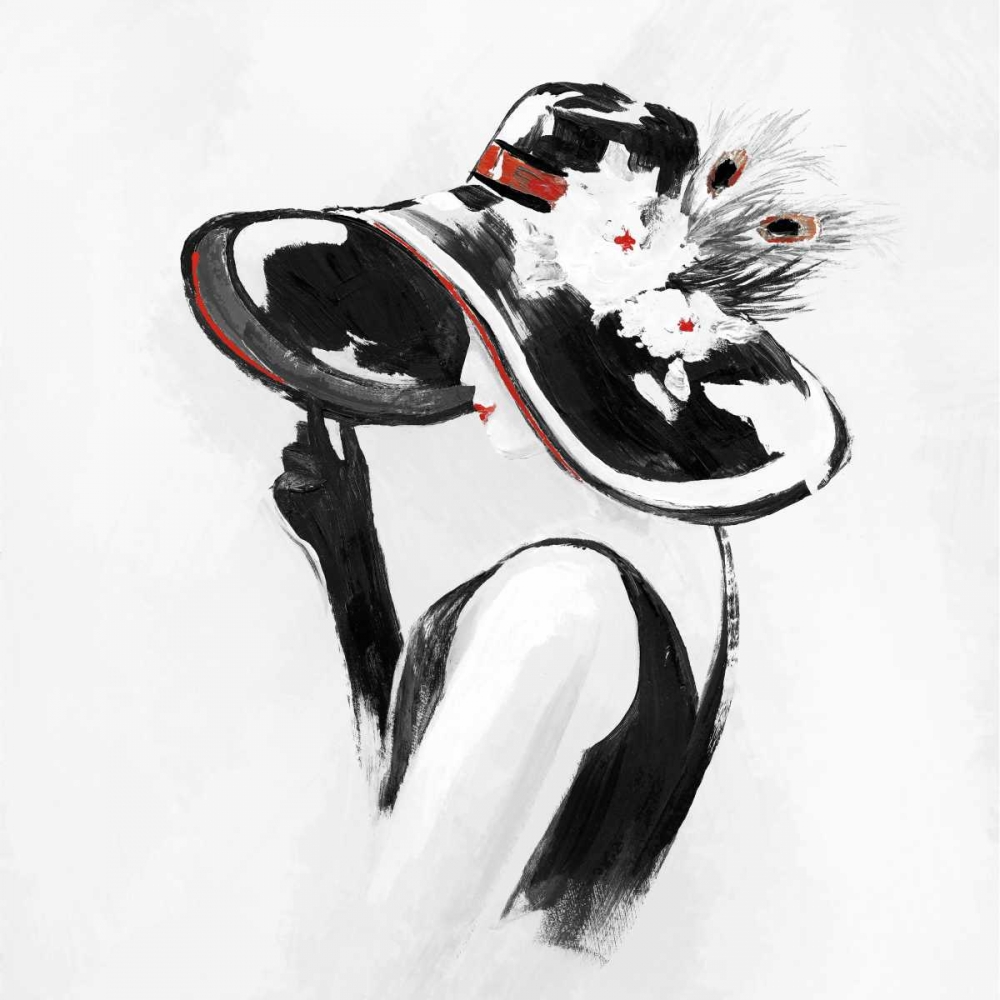 Red on Black III art print by Nan for $57.95 CAD