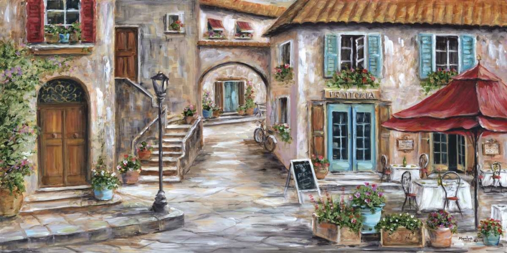 Pizzeria Trattoria art print by Marilyn Dunlap for $57.95 CAD