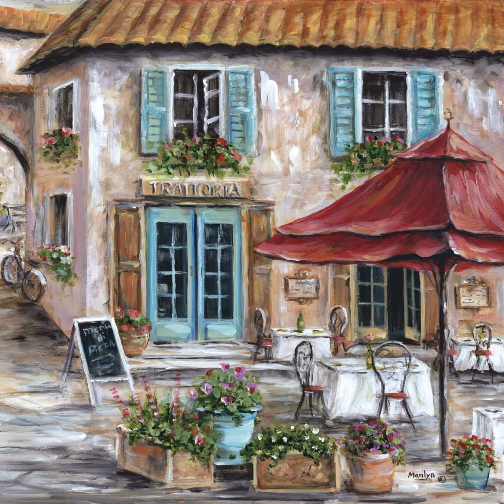 Pizzeria Trattoria art print by Marilyn Dunlap for $57.95 CAD