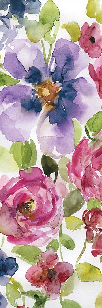 Watercolor Cascade II art print by Carol Robinson for $57.95 CAD