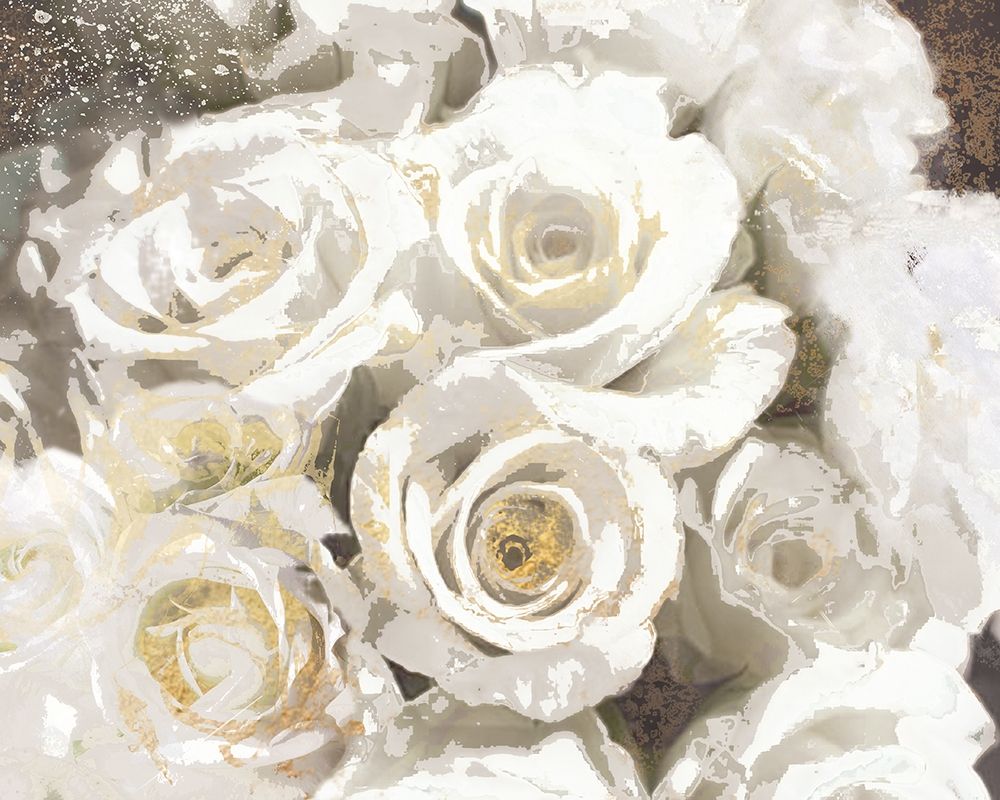 Gilded Roses II art print by Nan for $57.95 CAD
