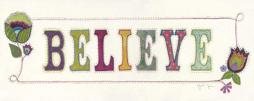 Believe art print by Tava Studios for $57.95 CAD