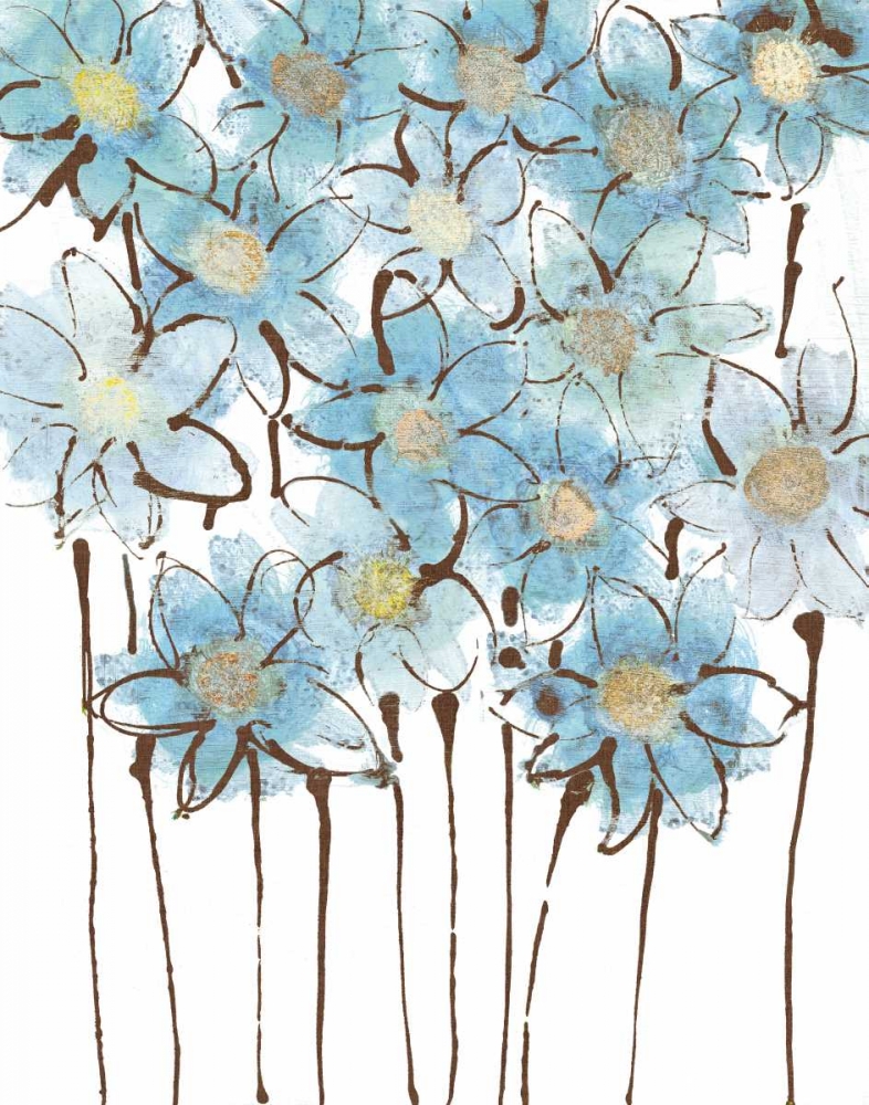 Soft Forget Me Nots art print by Susan Jill for $57.95 CAD