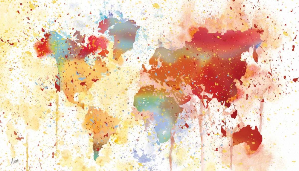 Traveled The World art print by Nan for $57.95 CAD