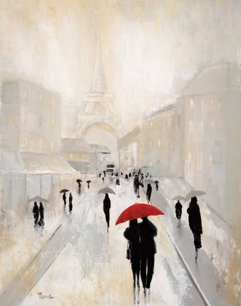 Misty in Paris art print by Tava Studios for $57.95 CAD