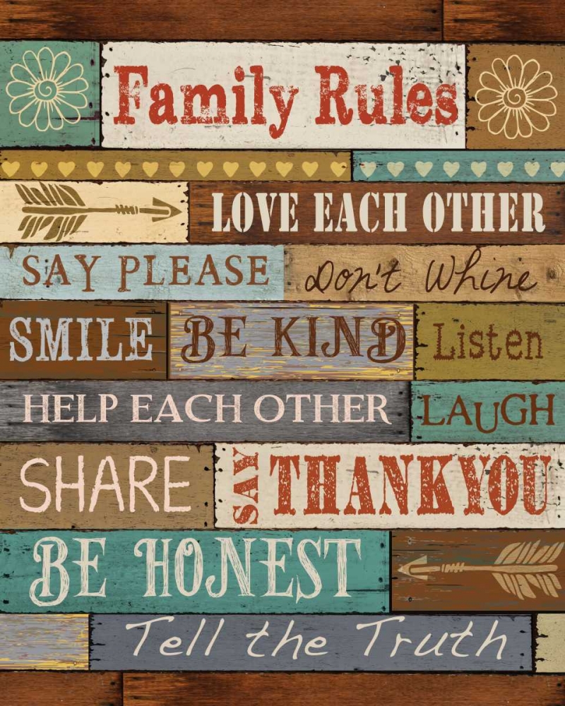Family Rules art print by Conrad Knutsen for $57.95 CAD