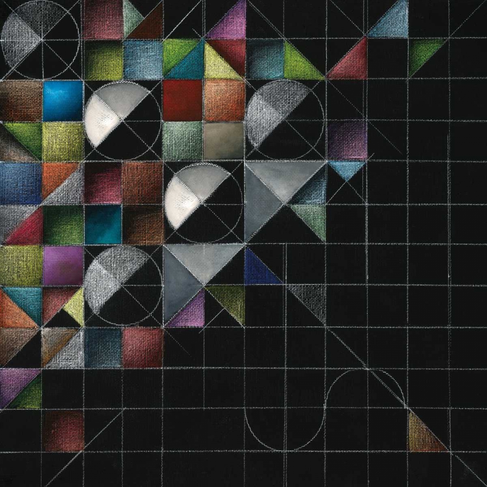 Rainbow Geo I art print by Ken Berman for $57.95 CAD