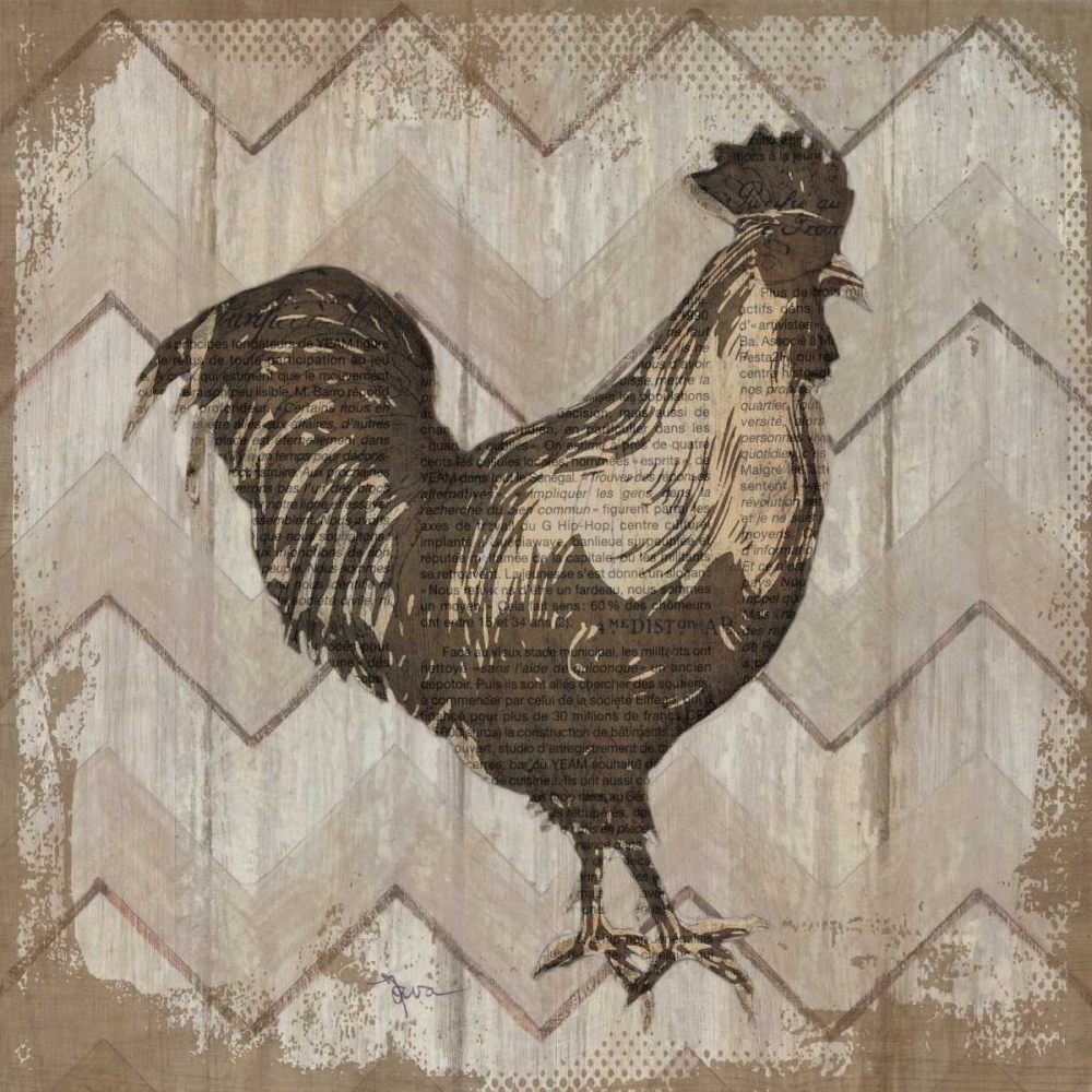 Well Read Rooster art print by Tava Studios for $57.95 CAD