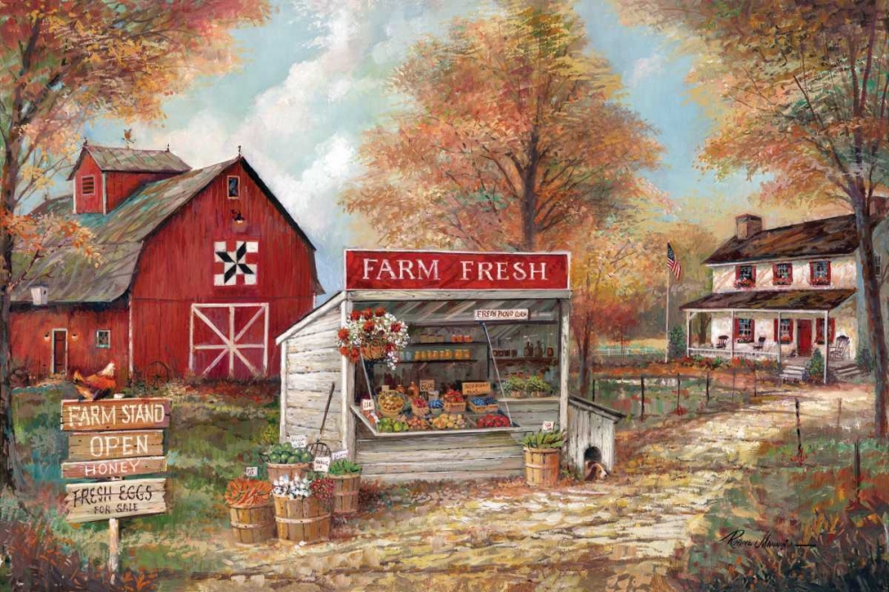 Farm Fresh art print by Ruane Manning for $57.95 CAD