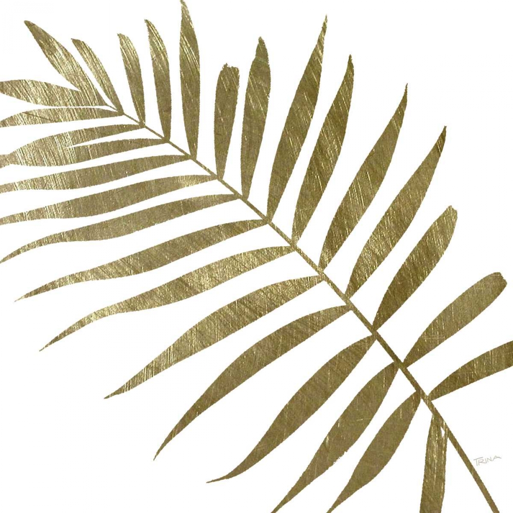 Golden Frond II art print by Katrina Craven for $57.95 CAD