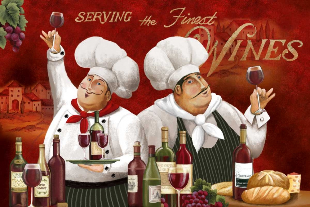 Chef Duo art print by Conrad Knutsen for $57.95 CAD