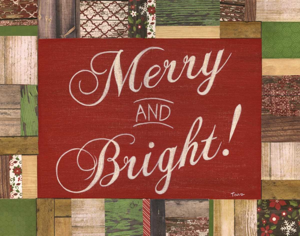 Merry and Bright art print by Tava Studios for $57.95 CAD