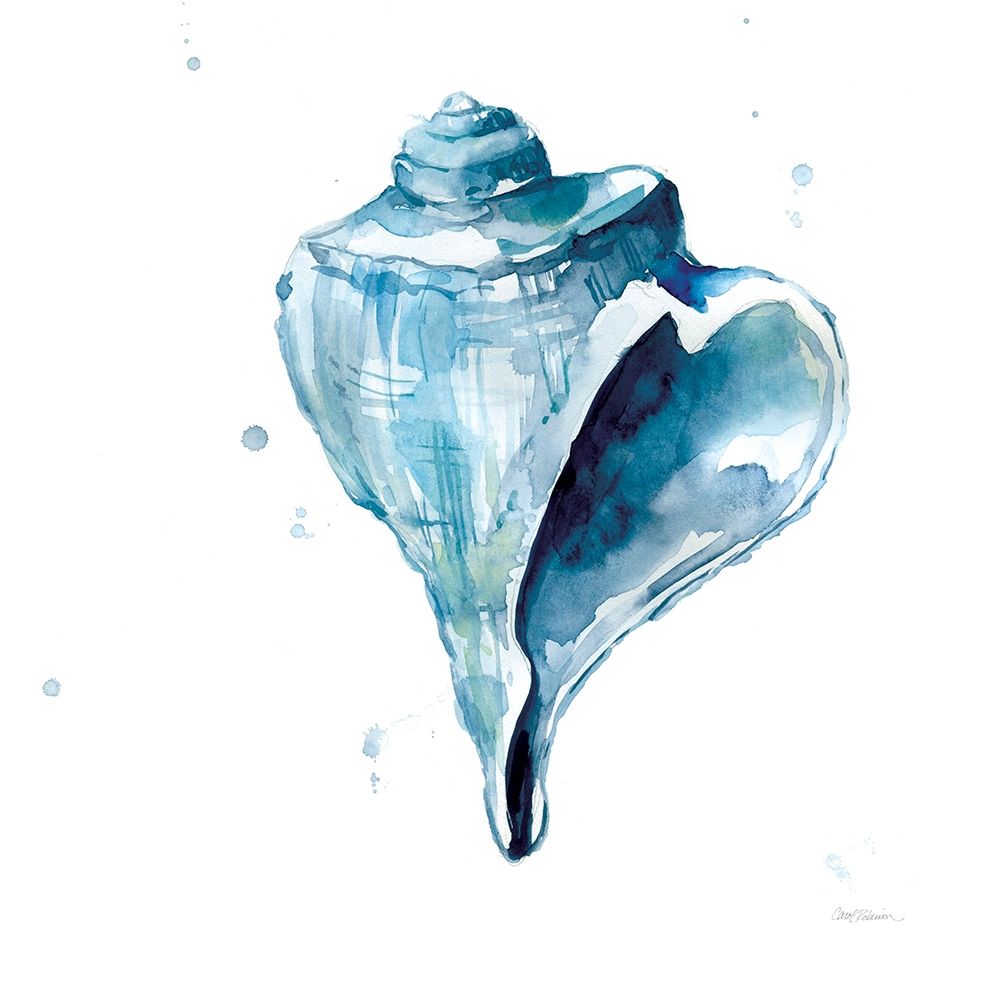 Blue Shell Calm art print by Carol Robinson for $57.95 CAD