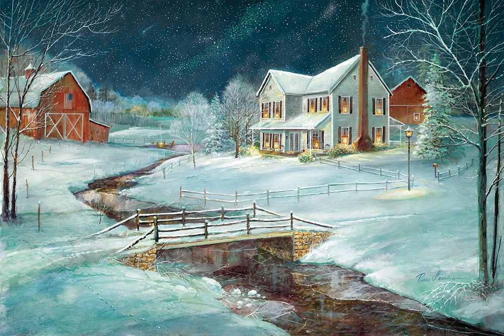 Winter Serenity art print by Ruane Manning for $57.95 CAD
