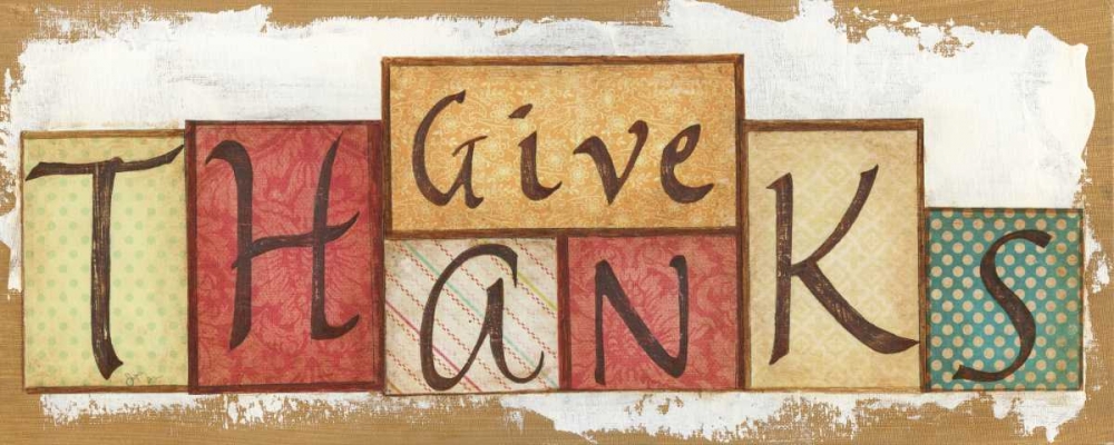 Give Thanks art print by Tava Studios for $57.95 CAD
