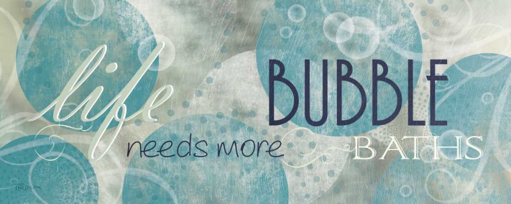 Bubble Bath I art print by Katrina Craven for $57.95 CAD