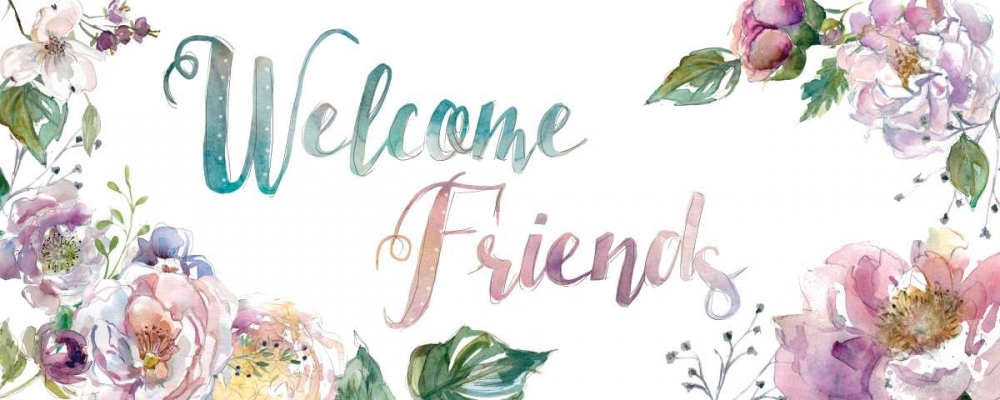 Welcome Friends art print by Carol Robinson for $57.95 CAD