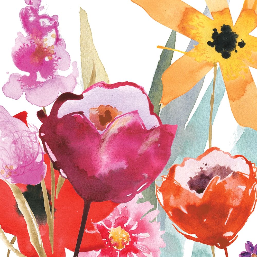 Spontaneous Blooms I art print by Erin Brown for $57.95 CAD
