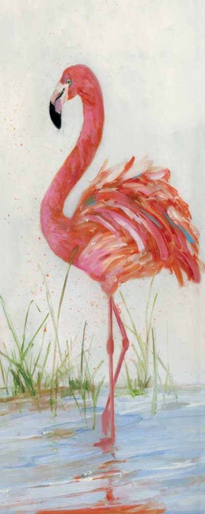 Flamingo II art print by Sally Swatland for $57.95 CAD