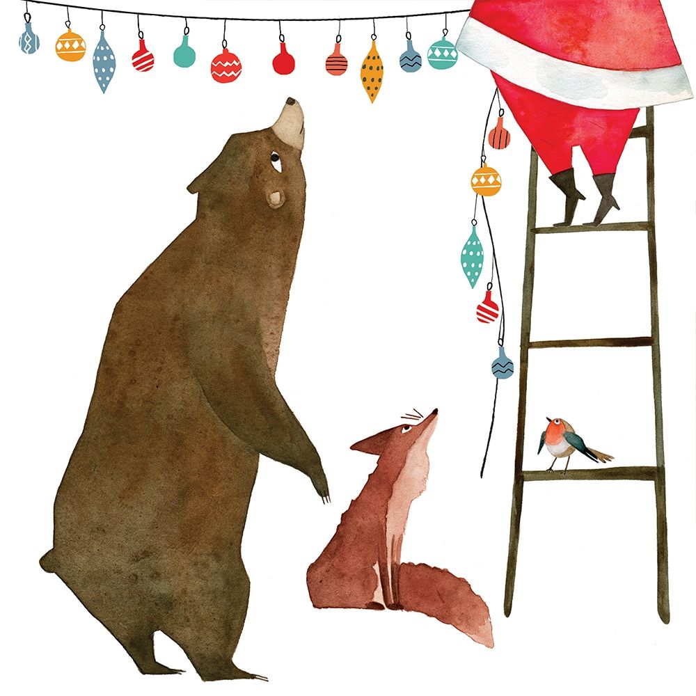 Wild Christmas I art print by Muriel Courtois for $57.95 CAD