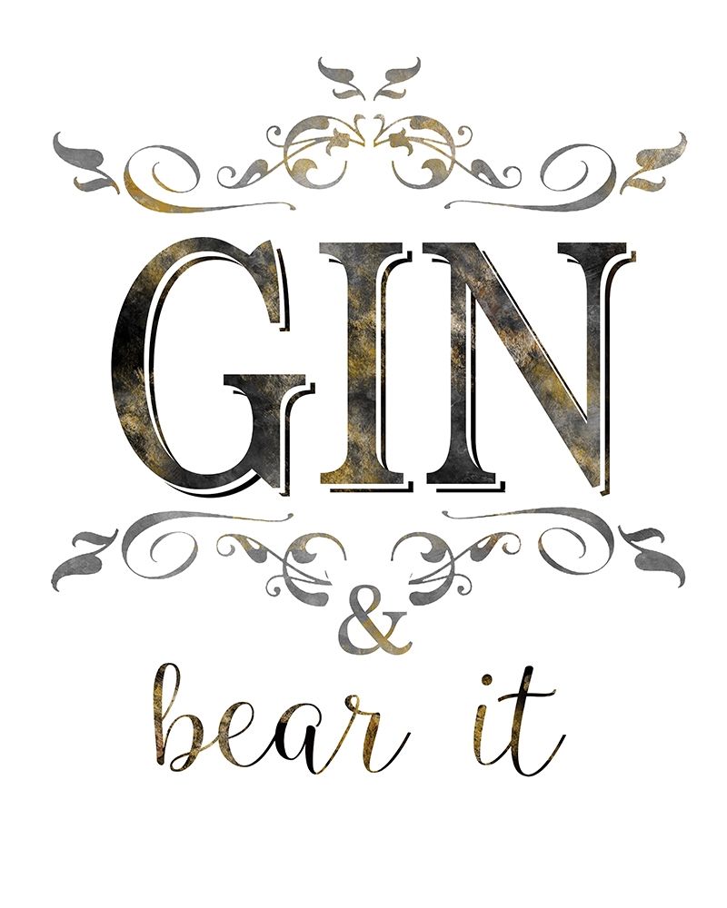 Gin and Bear It art print by Kelly Donovan for $57.95 CAD