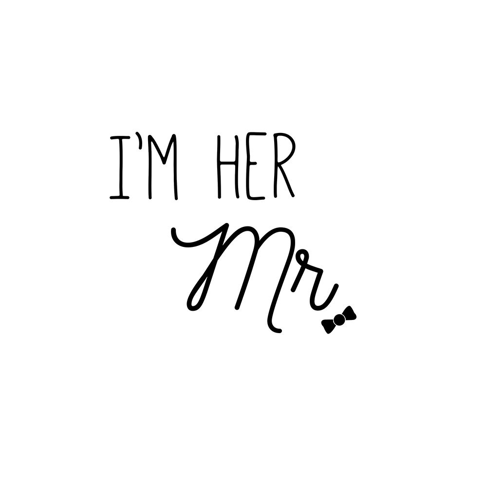 Im Her Mr. art print by CAD DESIGNS for $57.95 CAD