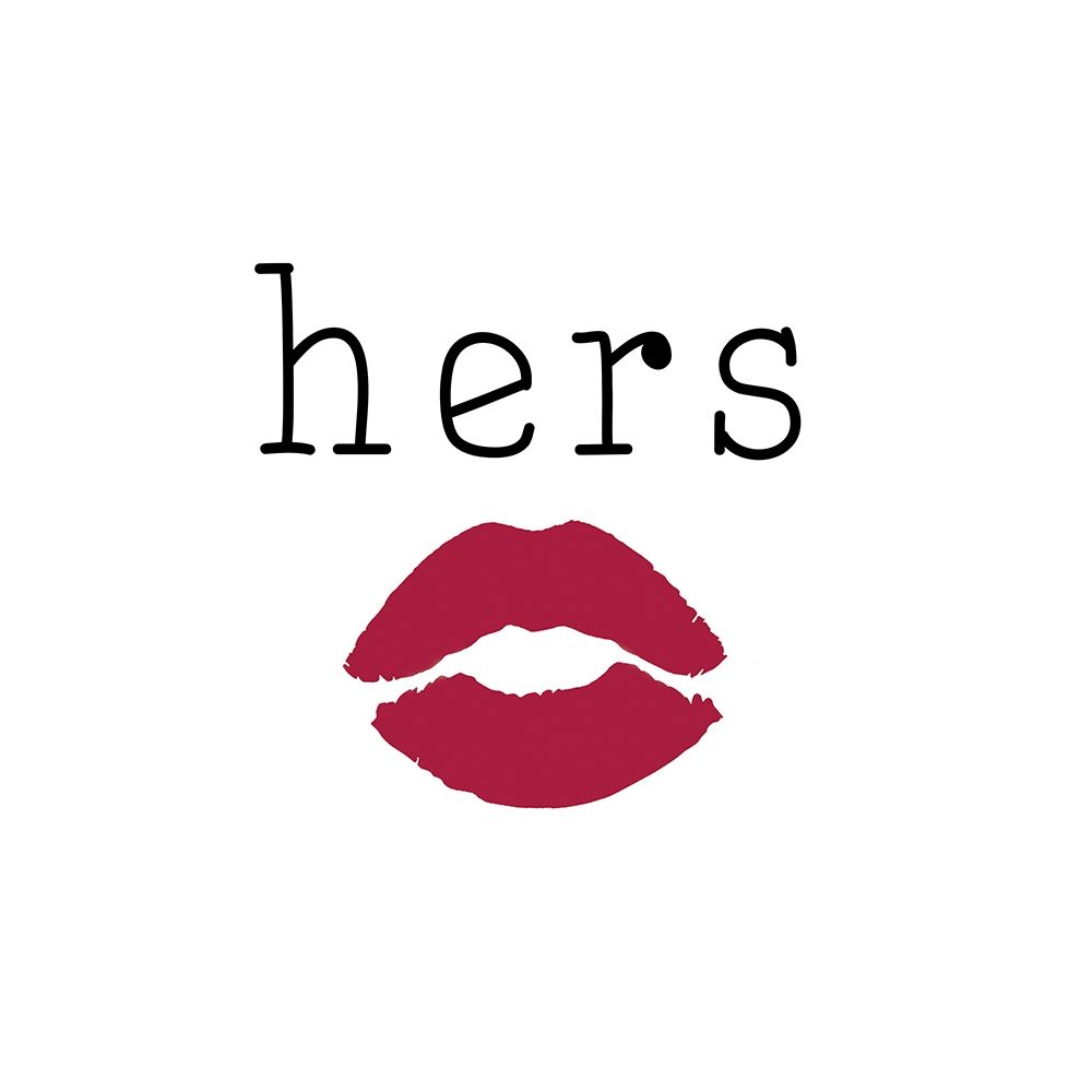 Hers Lips art print by CAD DESIGNS for $57.95 CAD