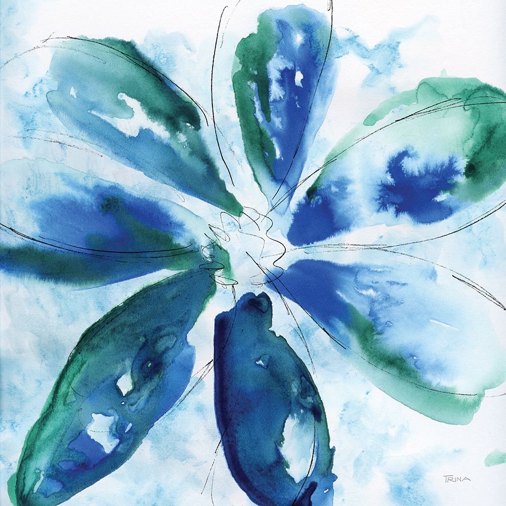 Be Bold Blue I art print by Katrina Craven for $57.95 CAD