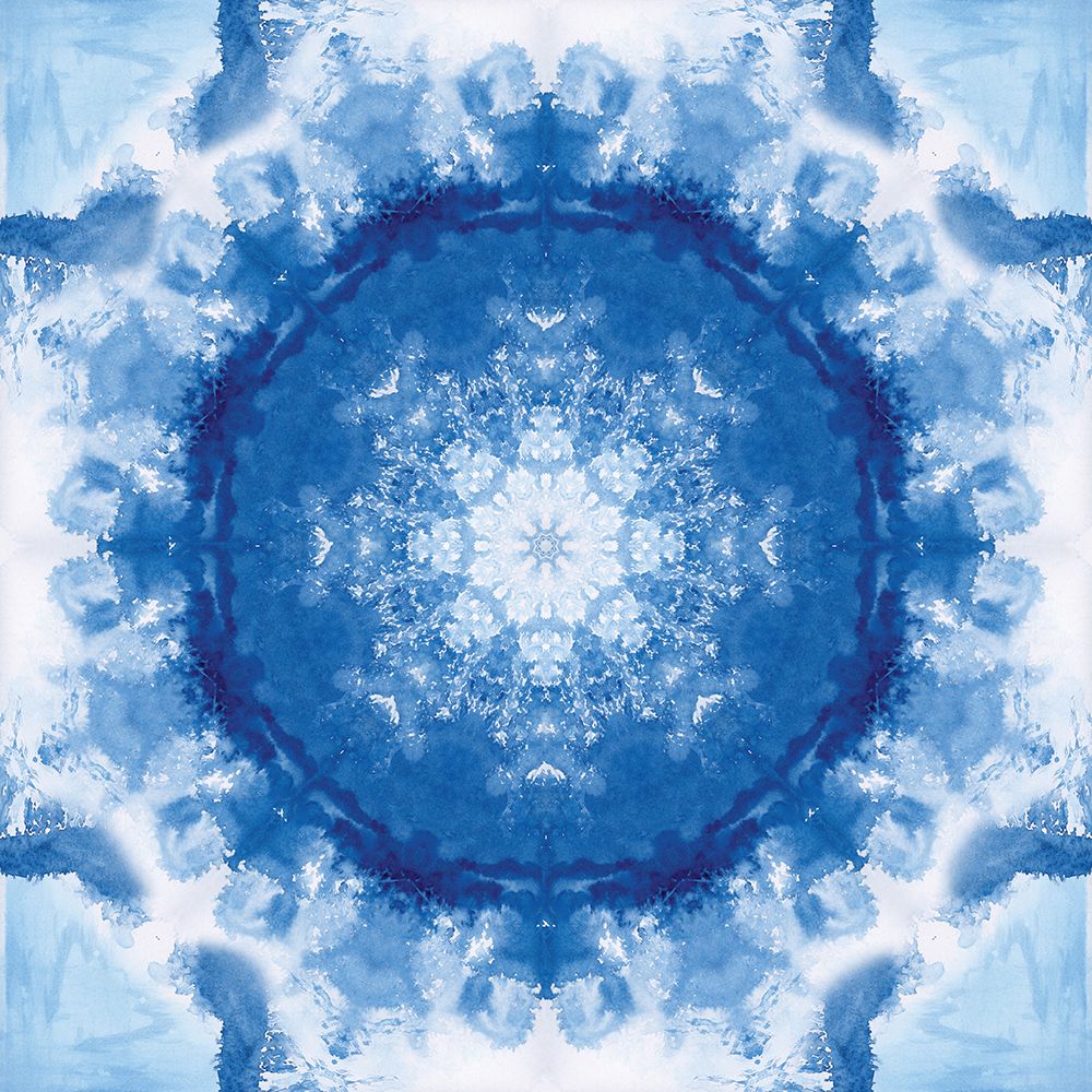 Indigo Wash Kaleidoscope II art print by Nan for $57.95 CAD
