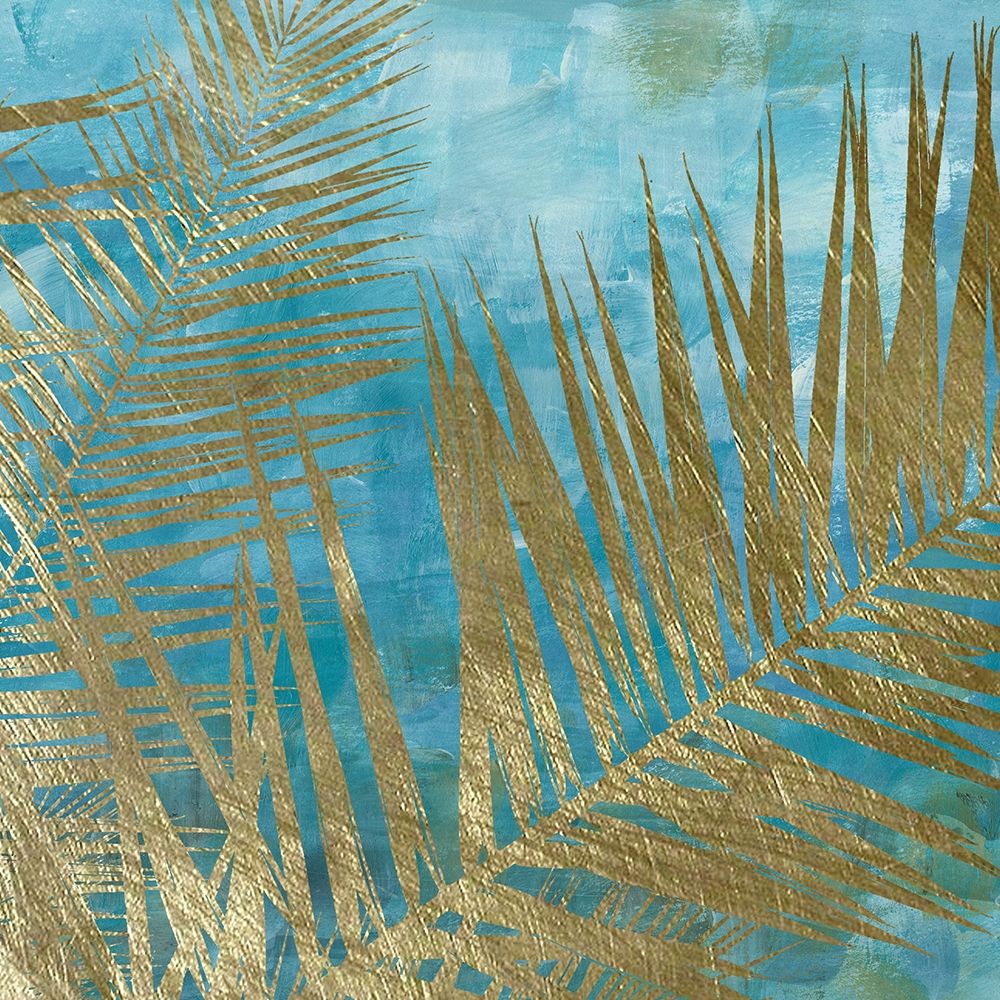 Golden Palm I art print by Katrina Craven for $57.95 CAD