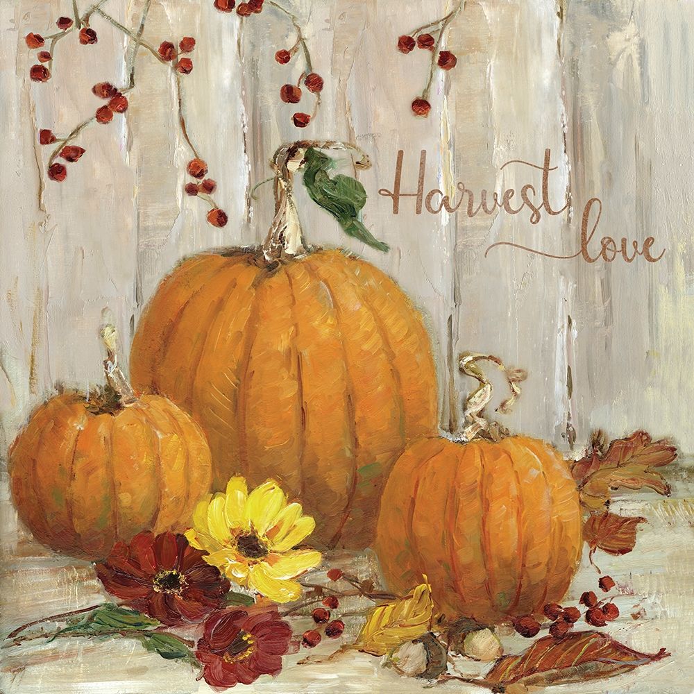 Pumpkin Patch IV art print by Sally Swatland for $57.95 CAD