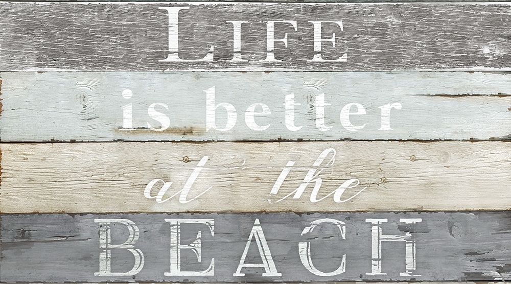 Life Better Beach art print by Kelly Donovan for $57.95 CAD