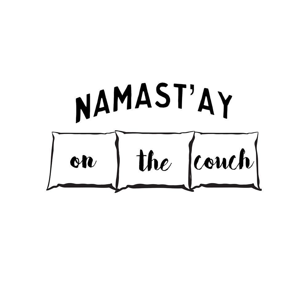 Namastay Couch art print by CAD Designs for $57.95 CAD