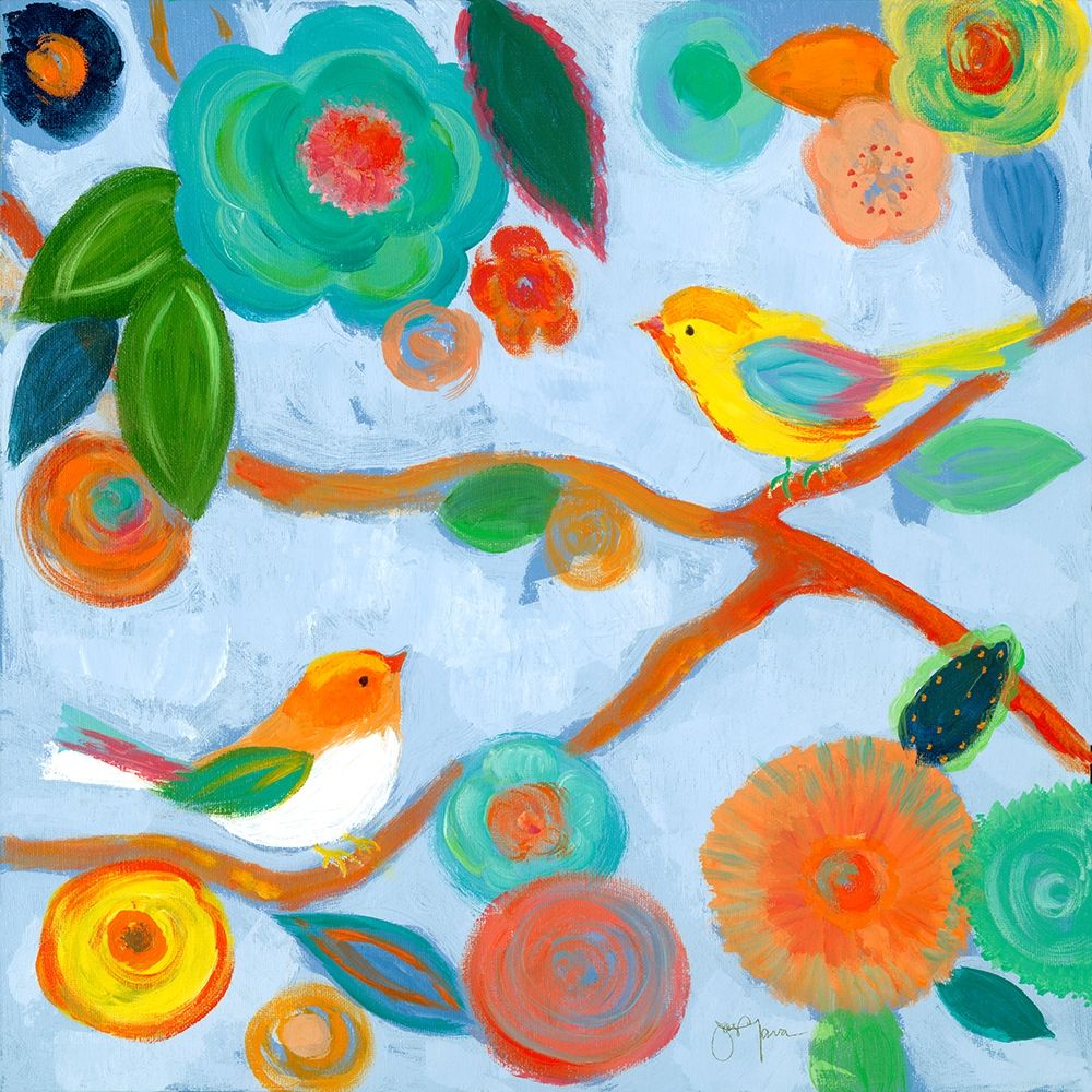 Birds and Whimsy I art print by Tava Studios for $57.95 CAD