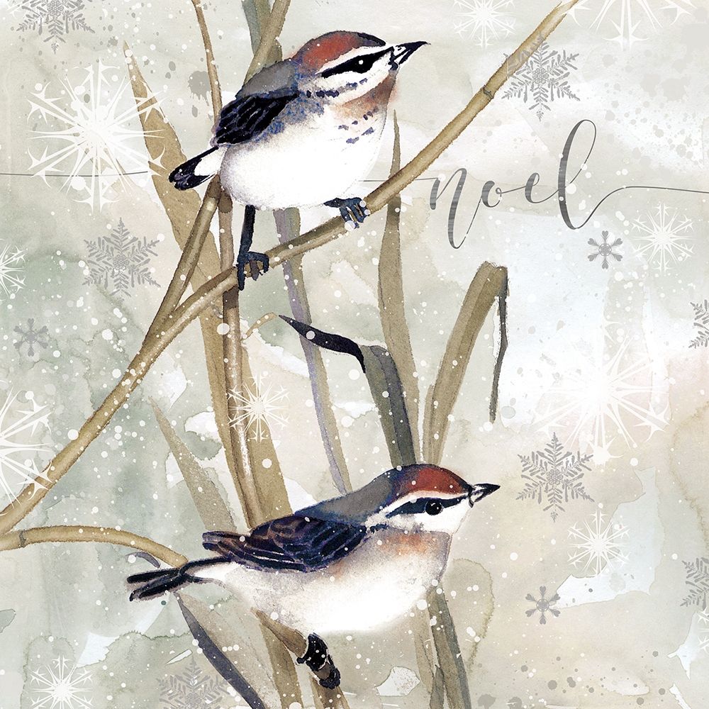 Winter Birds Noel art print by Carol Robinson for $57.95 CAD