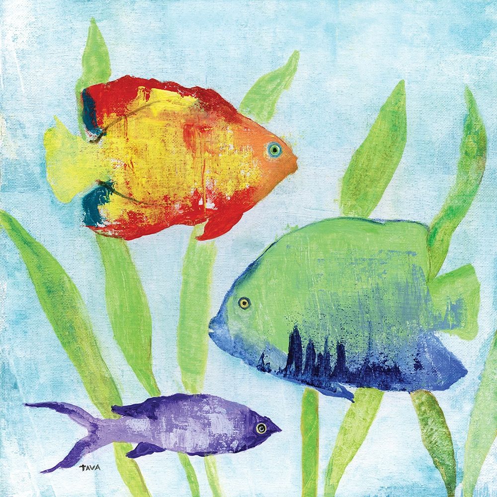 Iridescent Fish II art print by Tava Studios for $57.95 CAD