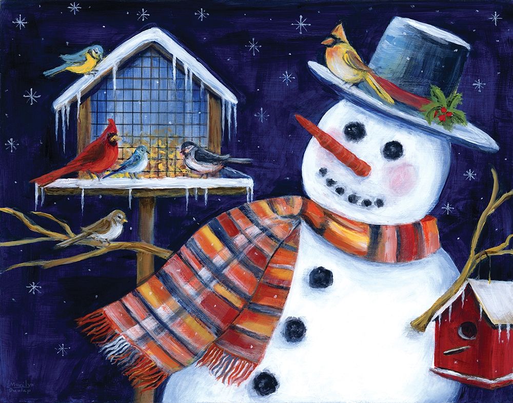 Snow Friends art print by Marilyn Dunlap for $57.95 CAD