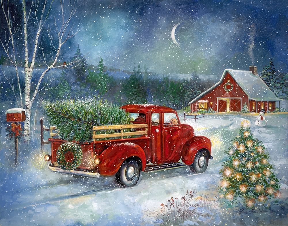 Christmas Delivery art print by Ruane Manning for $57.95 CAD