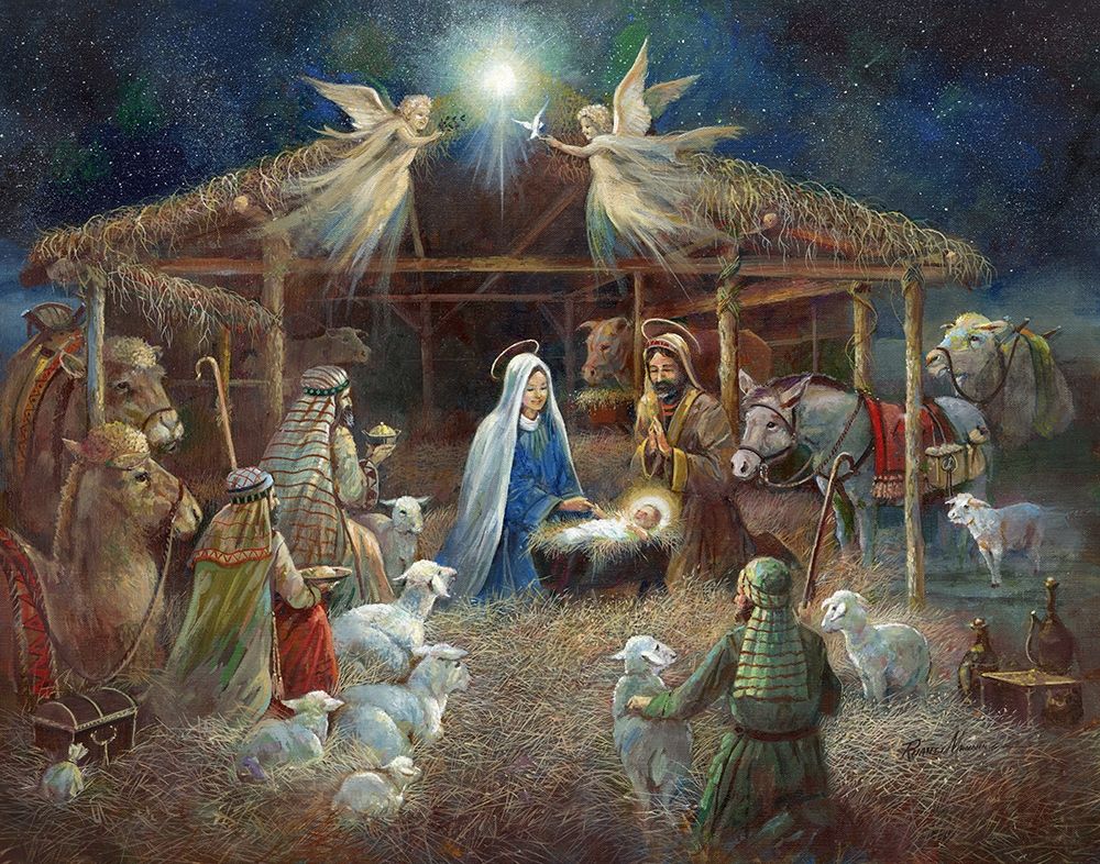 The Nativity art print by Ruane Manning for $57.95 CAD