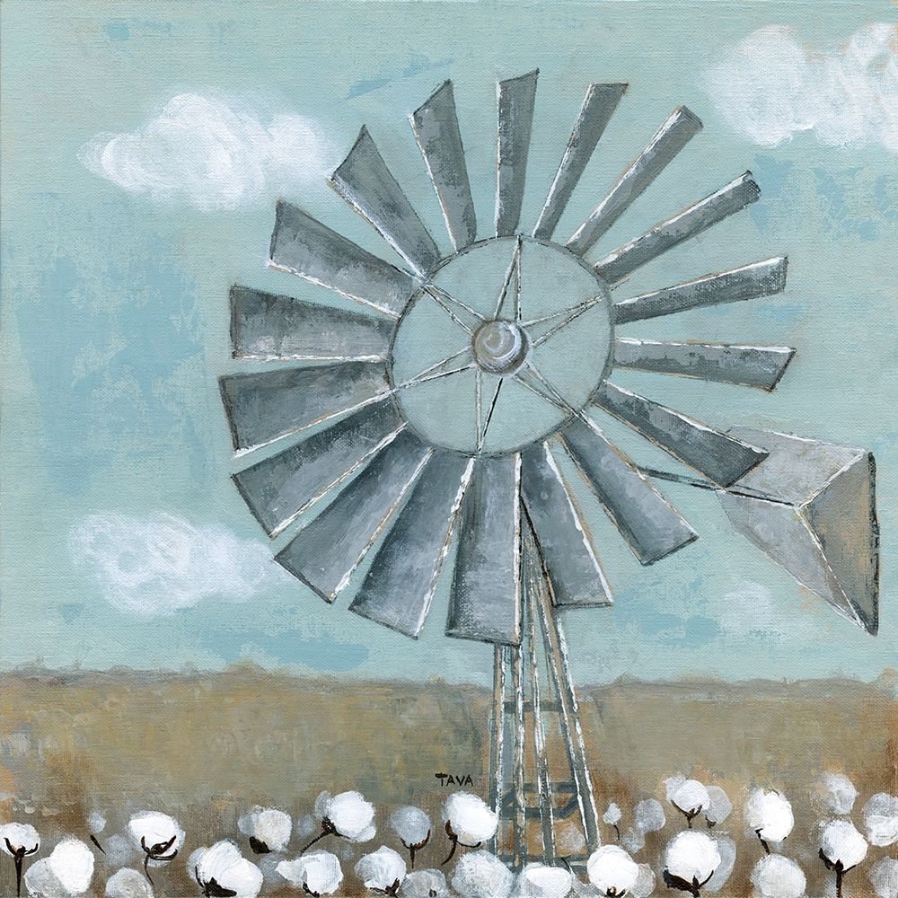 Mill Creek Farm Windmill art print by Tava Studios for $57.95 CAD