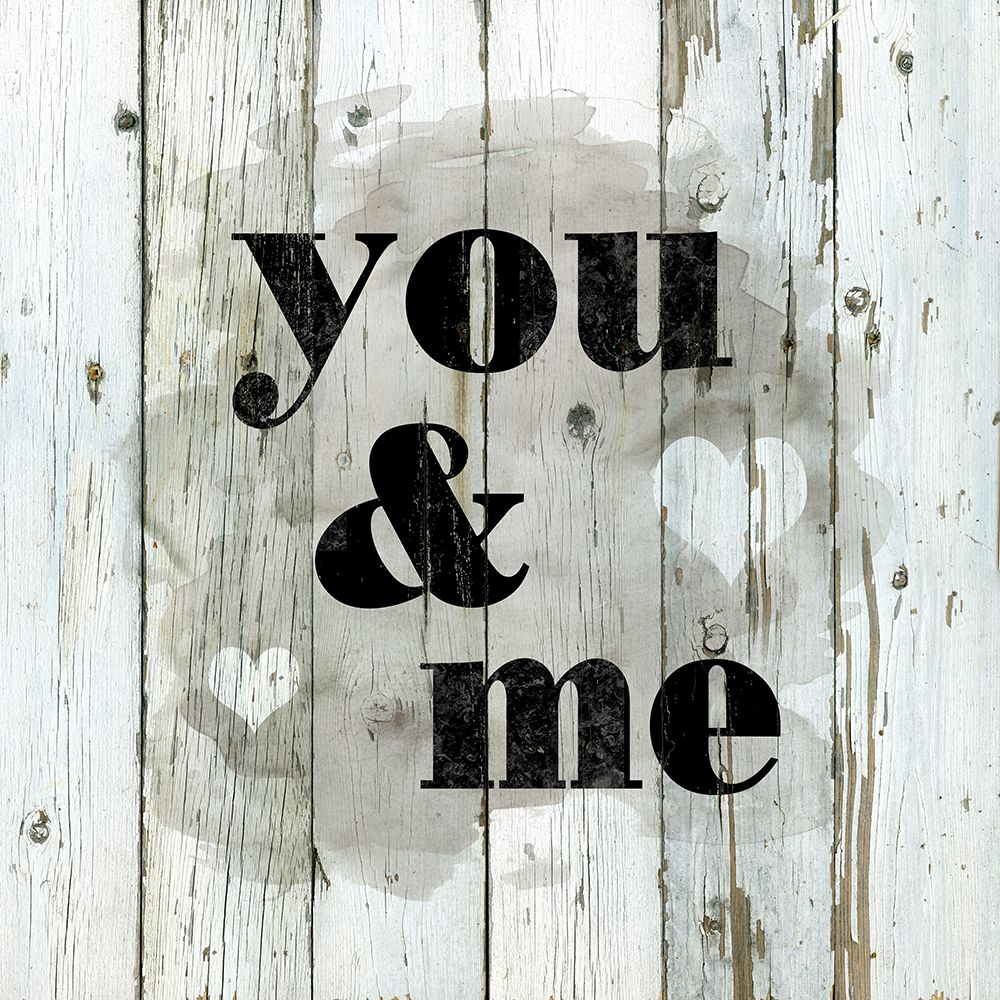Wood Stencil You and Me art print by Carol Robinson for $57.95 CAD