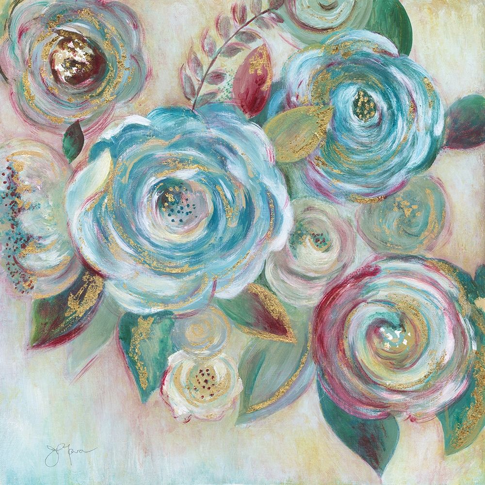 Jeweled Roses art print by Tava Studios for $57.95 CAD