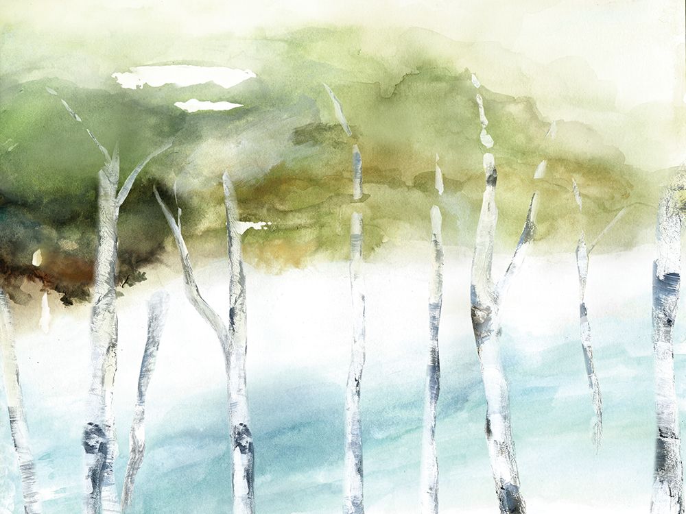 Ethereal Birch art print by Nan for $57.95 CAD