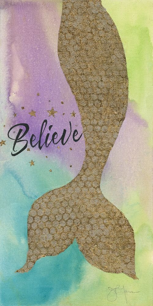 Mermaid Believe art print by Tava Studios for $57.95 CAD