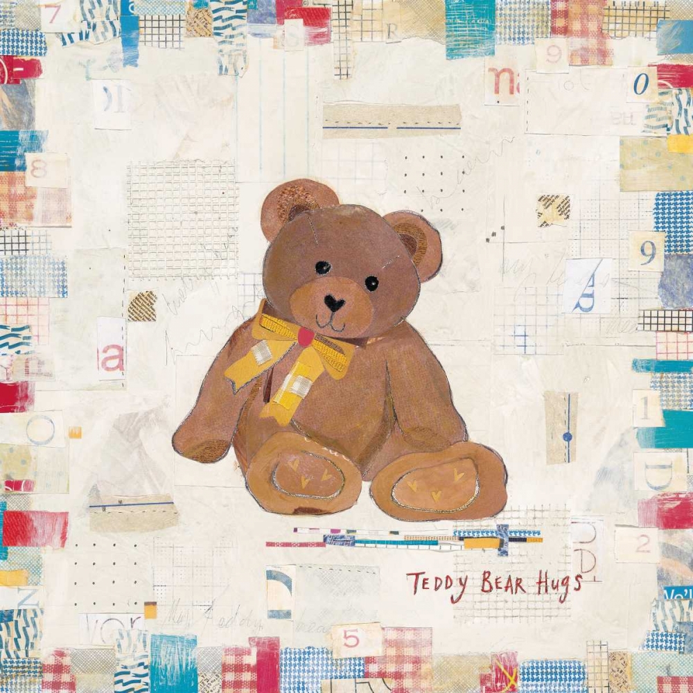 Teddy Bear Hugs art print by Kate and Elizabeth Pope for $57.95 CAD